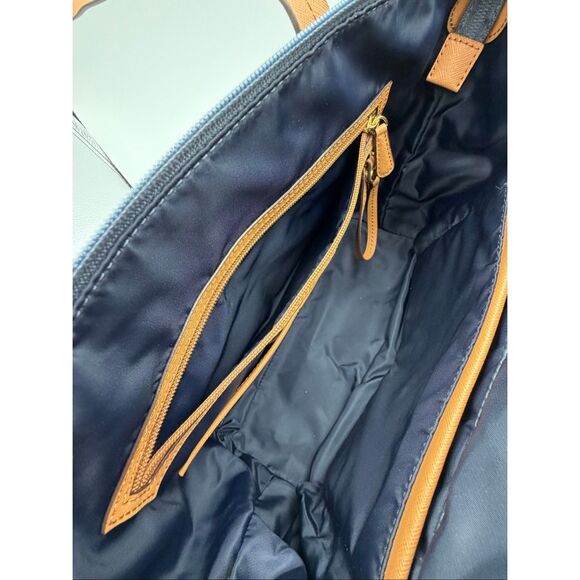MICHAEL Michael Kors Kelsey Top-Zip Medium Tote Navy Blue - Picture 9 of 12